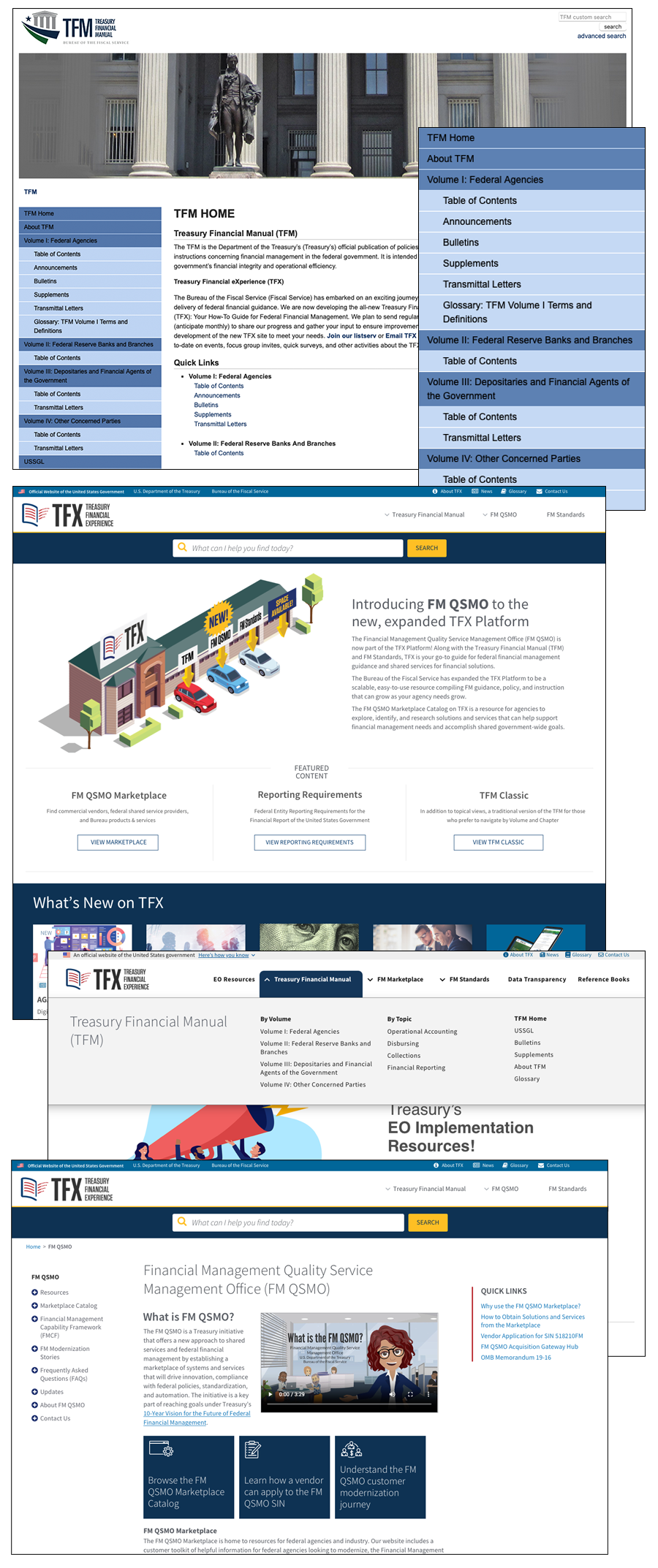 Treasury Financial Experience graphics